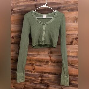 Aerie Ribbed Crop Top